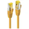 Image de Lindy 20m de câble réseau RJ45 S/FTP LSZH, jaune Cat.6A mâle, Cat.7 brut (S/FTP, CAT7, 20 m), Câble réseau