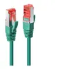 Image de Lindy - Cordon de raccordement - RJ-45 (M) pour RJ-45 (M) - 30 cm - SFTP, PiMF - CAT 6 - moulé, sans crochet - vert