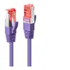 Image de Lindy - Cordon de raccordement - RJ-45 (M) pour RJ-45 (M) - 30 cm - SFTP, PiMF - CAT 6 - moulé, sans crochet - violet