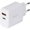 Image de Lindy 30W USB Type A & C Charger Pour charger deux appareils en même temps avec Power Delivery (30 W, 2 ports), Chargeur USB, Blanc