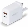 Image de Lindy 65W USB Type A & C GaN Charger Chargez deux appareils simultanément avec les technologies GaN, PD (65 W, 2 ports), Chargeur USB, Blanc
