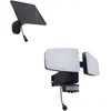 Image de Heitronic, Éclairage d'extérieur, Lampe solaire à LED, double projecteur, avec détecteur de mouvement