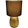 Image de Näve, Lampe de table, Lampe de table Aurum H : 33 cm or noir (E14)