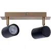 Image de Näve, Spot de plafond, Applique et plafonnier 2 pièces FRIDA L : env. 24 cm noir (GU10)