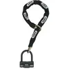Image de Abus, Moto : accessoires, 58/140HBIII100 12KS 120 black loop