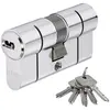 Image de Abus, Cylindre de serrure, Zylinder D66 N 30/40 Nickel Double Europäisch (Cylindre profilé double entrée)