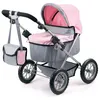 Image de Bayer Poussette pour poupée Trendy Gris et Rose 13008AA
