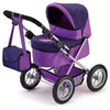Image de BAYER Poussette Landau Pour Poupée Trendy Pourpre, Réglable - 68 Cm
