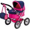 Image de Bayer transport de poupée à la Trendy rose / bleu foncé 67 cm