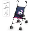 Image de Poussette pliable parapluies licorne 63x51x27