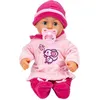 Image de BAYER Bebe Premiers Mots 38 cm Avec 24 Sons de Bebe Fuchsia
