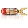 Image de Oehlbach Solution Lug - Jeu de 4, Connecteur audio, Or