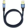 Image de Oehlbach Câble de connexion USB 2.0 A/B "USB Plus B" 10,00 m (10 m, USB 2.0, 2.50 W), Câble USB