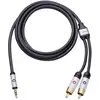 Image de Oehlbach 2en1 (1.50 m, Câble AUX, Câbles Cinch), Câble audio