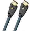 Image de Oehlbach HDMI (Typ A)   HDMI (Typ A) (1.50 m), Câble vidéo, Gris, Bleu