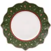 Image de 6x Villeroy & Boch Speiseteller grün Toy's Delight, Assiettes, Vert