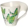 Image de Villeroy & Boch Mug avec anse (boîte cadeau) NewWave Caffè Deep green hairstreak, Tasse, Multicolore