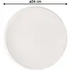 Image de 6x Villeroy & Boch Frühstücksteller NewMoon, Assiettes, Blanc
