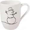 Image de Villeroy & Boch Gobelet avec anse XMAS Statement Lines, Tasse, Blanc