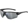 Image de Alpina, Unisexe, Lunettes de sport, Tri-Scray 2.0 HR (Noir, Clear, Miroir noir, Miroir orange), Noir