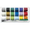 Image de Boîte de 18 bobines de fils à broder Frosted Matt de Madeira - Le premier fil à broder vraiment mat au monde(...) - Multicolore