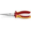 Image de Knipex, Pinces, Pince demi-ronde avec tranchant (pince bec de cigogne) 26 16 200 SB (200 mm)