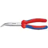 Image de Pince à Becs Demi-ronds 200mm Coudés - Gainage Bi-matière - Tête Polie