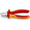 Image de Knipex, Coupe-boulons + pince coupante diagonale, Pince coupante de côté 70 06 160 SB (160 mm)