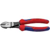 Image de Pince Coupante De Côté Démultipliée 180mm - Bi-matière - Tête Polie