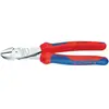Image de Pince Coupante De Côté Démultipliée 200mm - Bi-matière - Chromée