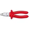 Image de Pince universelle VDE, en acier spécial pour outils, tête chromée, poignées isolées par immersion, Long. : 180 mm