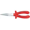 Image de Pince à Becs Demi-ronds 200mm Avec Tranchant - Surmoulé -isolée 1000v