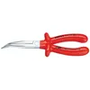 Image de Pince Becs Demi-ronds 200mm Coudés - Chromée - Surmoulé - Isolée 1000v