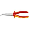 Image de Pince demi-ronde KNIPEX avec tranchant - Poignée isolée 1000V - 26 26 200