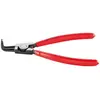 Image de Pince à circlips extérieurs, courbée, en acier inoxydable au chrome vanadium, pointes antidérapantes, Dimensions : A 21, Ø d'arbre 19-60 mm, Long. 170 mm