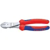 Image de Pince Coupante De Côté Démultipliée 160mm - Bi-matière - Chromée