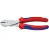Image de Pince Coupante De Côté Démultipliée 180mm - Bi-matière - Chromée