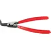 Image de Pince à circlips extérieurs, courbée, en acier inoxydable au chrome vanadium, pointes antidérapantes, Dimensions : A 11, Ø d'arbre 10-25 mm, Long. 125 mm