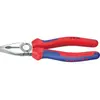 Image de Pince universelle en acier spécial pour outils, tête polie, poignées à gaine en plastique, Long. : 160 mm, Capacité de coupe du Ø du fil dur 2,0 mm