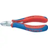 Image de Knipex, Coupe-boulons + pince coupante diagonale, Pince coupante de côté pour l'électronique ESD (115 mm)