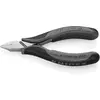 Image de Knipex, Coupe-boulons + pince coupante diagonale, Pince coupante de côté pour l'électronique ESD (115 mm)