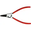 Image de Pince pour circlips extérieurs, modèle droit, en acier inoxydable au chrome vanadium, pointes antidérapantes, Dimensions : A 3, Ø d'arbre 40-100 mm