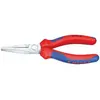 Image de Pince à Becs Longs Plats 160mm - Gainage Bi-matière - Chromée