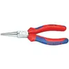 Image de Pince à Becs Longs Ronds 160mm - Gainage Bi-matière - Chromée