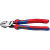 Image de Knipex, Coupe-boulons + pince coupante diagonale, Pince coupante de côté à forte démultiplication (200 mm)
