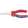 Image de Pince à Becs Longs Plats 140mm - Gainage Bi-matière - Chromée