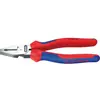 Image de Pince universelle démultipliée, tête polie, poignées à gaine en plastique, Long. : 225 mm, Capacité de coupe pour fil dur Ø 3,0 mm, corde à piano Ø 2,5 mm