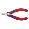 Image de Knipex 64 62 120 64 62 120 pour lélectronique et la mécanique de précision Pince coupante de biais avec facette 120 mm