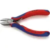 Image de Knipex, Coupe-boulons + pince coupante diagonale, Pince coupante de côté (125 mm)