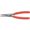 Image de Pince de précision pour circlips extérieurs, becs droits, Dimensions : A 2, Ø d'arbre 19-60 mm, Long. 180 mm
